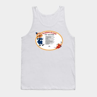 McDonaldland Park Regulations Tank Top